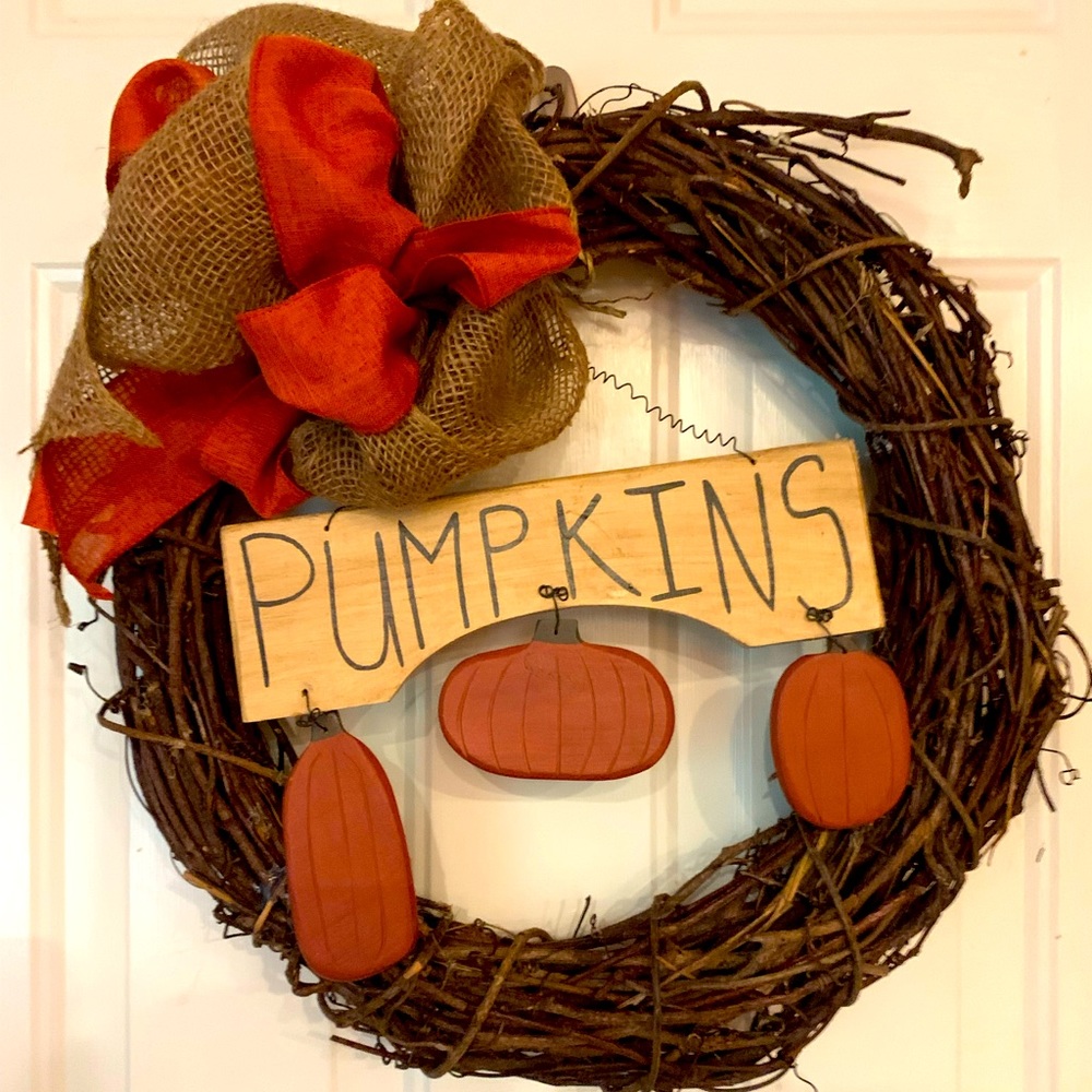 18” handmade grapevine wreath